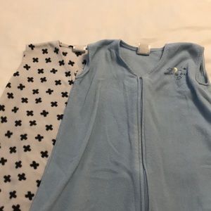 Two fleece XL Halo sleep sacks